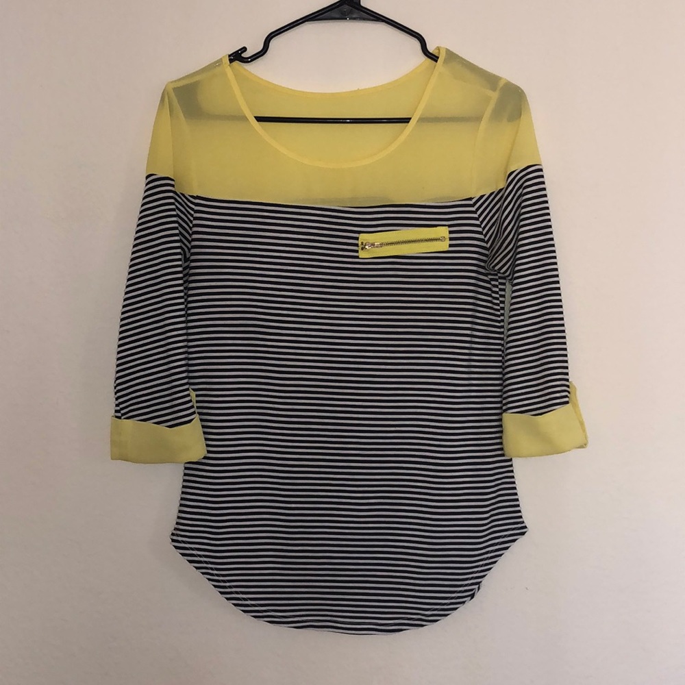 Used striped top